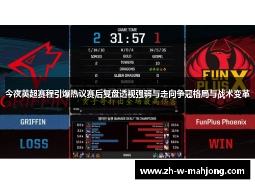 今夜英超赛程引爆热议赛后复盘透视强弱与走向争冠格局与战术变革