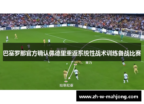 巴塞罗那官方确认佩德里重返系统性战术训练备战比赛 巴塞罗那官方确认佩德里重返系统性战术训练备战比赛